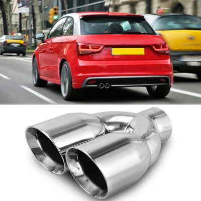 Впускное отверстие 2,5 дюйма выпускное отверстие 3,5 дюйма общая длина наконечник выхлопной трубы дизельного топлива для Audi A1 A3 A4 - Изображение 1 из 4