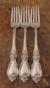 Oneida Louisiana Juego de 3 Tenedores de Cena Comunidad Cubiertos Inoxidable Lote B - Imagen 1 de 4