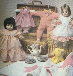 Madame Alexander Baby Doll Clothing Pattern for 13” - 20” Dolls Uncut Vogue 2868 - Picture 1 of 9