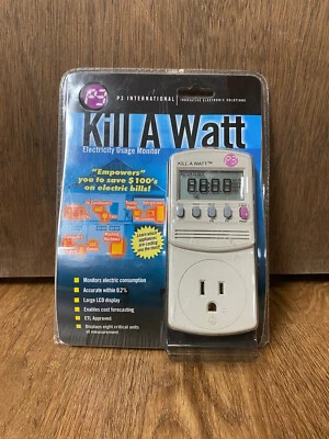 P3 International Kill-A-Watt Electricity Usage Monitor Model #P4400, NEW Sealed. - Image 1 of 2