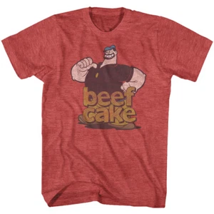 Popeye The Sailor Man Classic Cartoon I Am Beef Cake Brutus Men's T Shirt - Picture 1 of 3