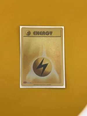 Basic Lightning Energy 034/034 Trading Card Game Classic Holo US Seller - Image 1 of 2