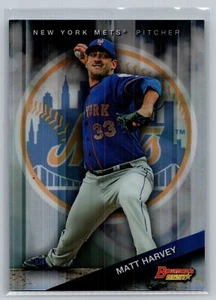 2015 Bowman's Best #57 Matt Harvey Refractors - Picture 1 of 2