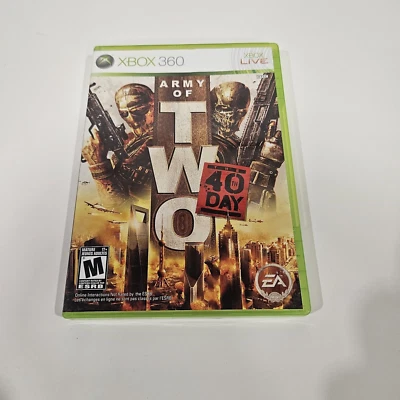 Army of Two: The 40th Day (Microsoft Xbox 360, 2010) CIB - Image 1 of 2