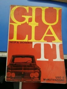 libretto uso è manutenzione alfa romeo giulia originale dell'epoca no replica - Foto 1 di 1