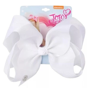 Jojo Pure Color Large 8" Bows - Picture 1 of 31