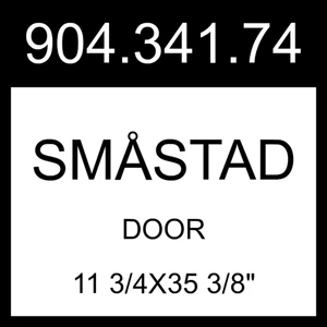 IKEA SMASTAD SMÅSTAD Door White/with Frame 2 Pack 11 3/4x35 3/8" 904.341.74 - Picture 1 of 1