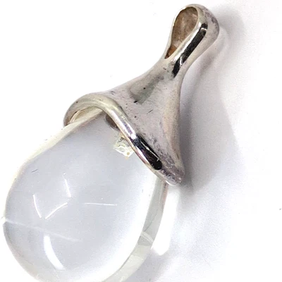 Colgante Robert Lee Morris Studio RLM Cristal Cuarzo Transparente Lágrima Esterlina 925 Foto 1 de 4