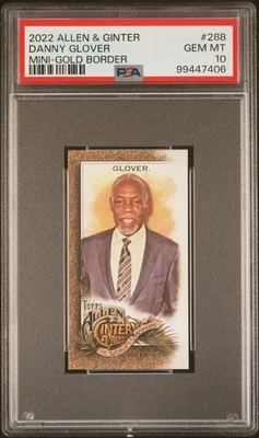 2022 Topps Allen & Ginter #288 Danny Glover Mini Gold Border PSA 10 - Image 1 of 2