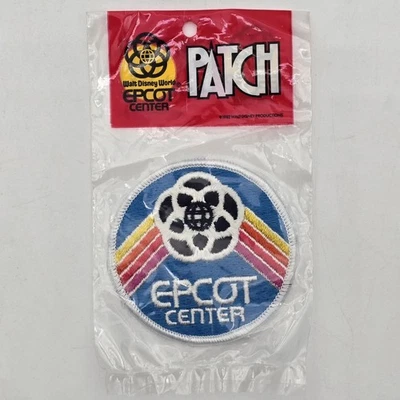 Vintage EPCOT Center Souvenir Patch 1982 Walt Disney World Woven Decal NOS - Image 1 of 4