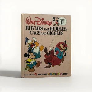 1983 learning book Walt Disney rhymes and riddles gags and giggles volume 17 - Picture 1 of 12
