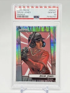 Druw Jones MANGA 2023 Case Hit PSA 10 - Picture 1 of 5