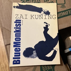 Blue Monkish The Book Zia Kuninh Paperback Vtg 1996 *signed 1st Ed - Imagen 1 de 10