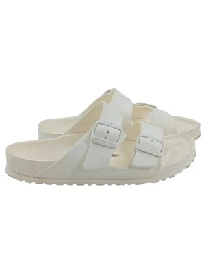 Birkenstock Arizona Pantoletten Damen Gr. 39 Weiß Casual Sandalen - Bild 1 von 4