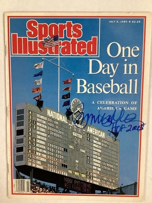 Ryne Sandberg Signed Sports Illustrated 7/6/87 Cubs HOF Baseball Autograph JSA - Image 1 of 4