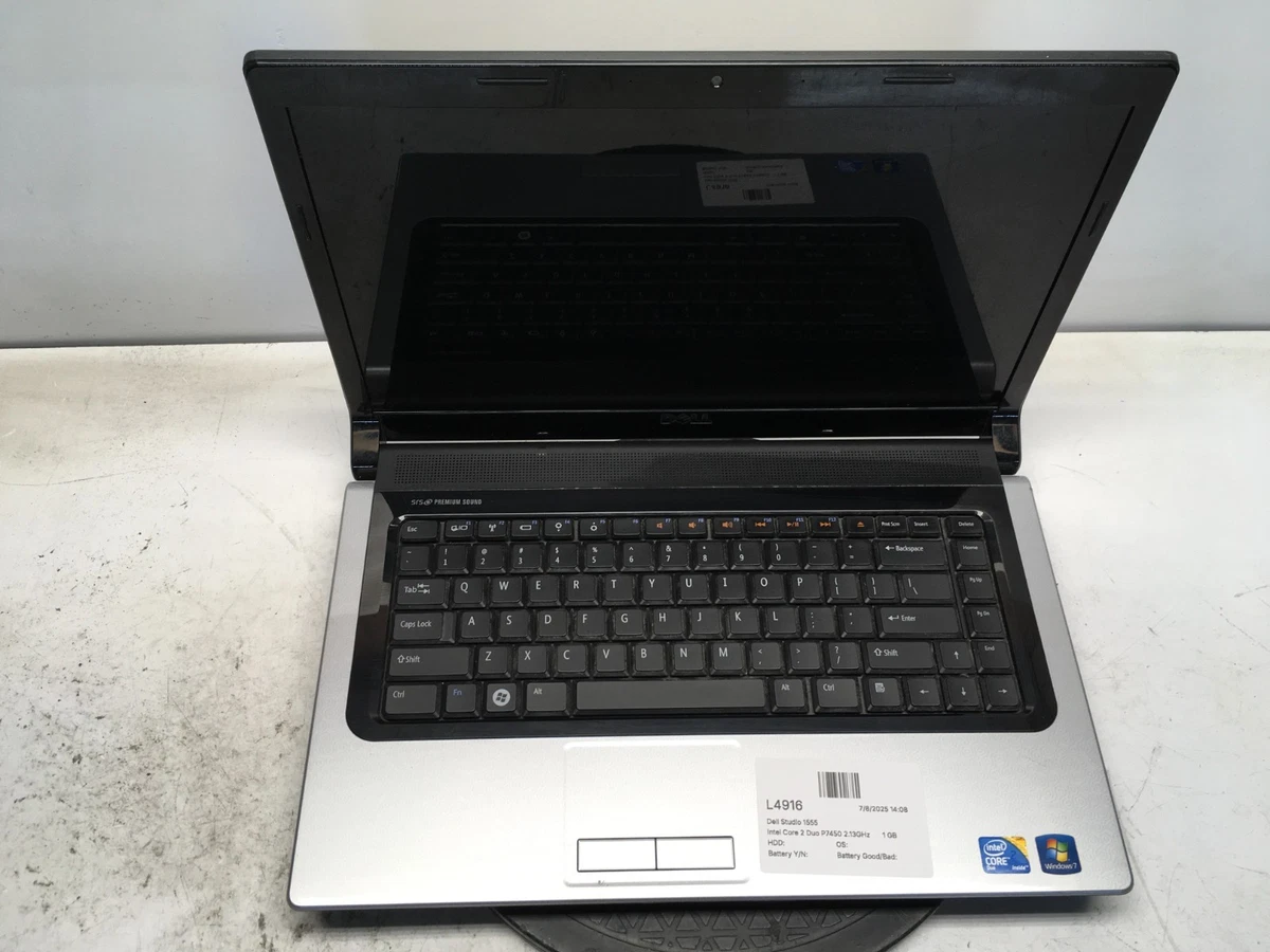 ノートパソコン DELL Studio 1555 【中古品】 ノートパソコン DELL Studio 1555 【中古品】 Yahoo!オークション