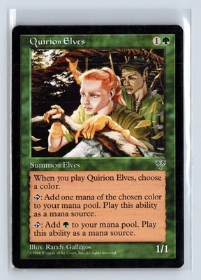 (4x) QUIRION ELVES – MTG Magic the Gathering Card – Mirage – Common - Image 1 of 4