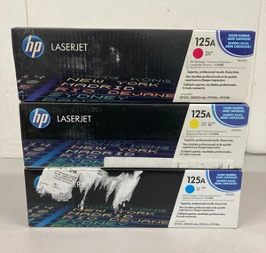 Original Satz 3 PS 125A Toner (CMY) CB541A CB542A CB543A CP1215 CP1515n CP1518n - Bild 1 von 3