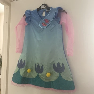 Niñas Poppy Trolls Gira Mundial Película 2 Niños Semana del Libro Vestido Elegante Disfraz Conjunto Foto 1 de 4