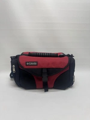 Columbia Sportswear Shoulder Camera Bag Red Alert Rare Padded Pouch C5106-627 - Image 1 of 4