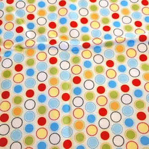 Hobby Lobby Fabric 40"x32" Multicolor Dot Print Cotton Quilting Sewing Material - Picture 1 of 7