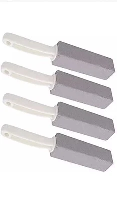 Piedra de limpieza de piedra pómez con mango limpiador de inodoro removedor de anillo de agua dura 4 Foto 1 de 4