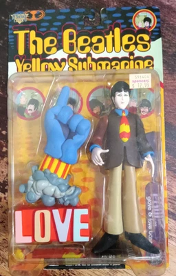 Guante y base LoveBase Paul McCartney Yellow Submarine The Beatles Mcfarlane TOYS 1999 Foto 1 de 4