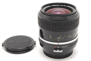 Lente MF gran angular Nikon Nikkor 28 mm f/2,8 no Ai "como nueva" con tapa F,... - Imagen 1 de 8