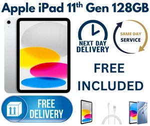 Apple iPad 11th gen 128GB A16 10.9 Inches WiFi Silver Colour 11th Gen 2025 - Picture 1 of 15