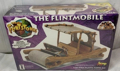 Lindberg 72411 1/20 Scale Snap '93 The Flintstones Flintmobile Plastic Model Kit - Image 1 of 4