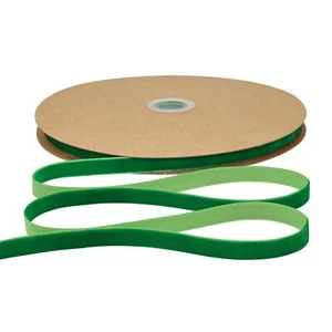 Christmas Green Velvet Ribbon 3/8"x25 Yards Wreath Bows & Gift Wrapping DIY - Picture 1 of 5
