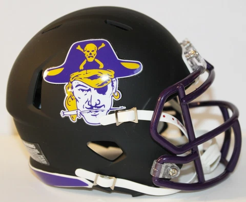 2019 ECU East Carolina Pirates Custom Riddell Mini Helmet vs Tulsa Cover