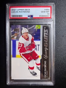 2021 Upper Deck Lucas Raymond Young Guns Rookie PSA 10 - Imagen 1 de 2