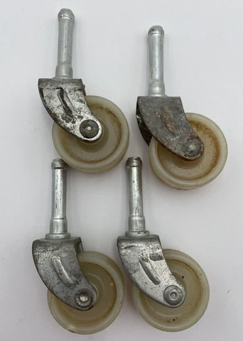 Haydock Caster Wheels Set Of 4 Vtg 1.5" x .70" Thick Cover