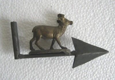 Valeta de bronce ciervo, veleta detallada Foto 1 de 4