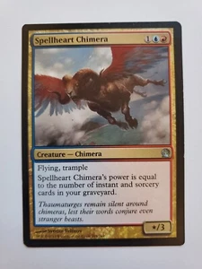 MTG Magic The Gathering Card Spellheart Chimera Creature Chimera Red Blue Theros - Picture 1 of 2