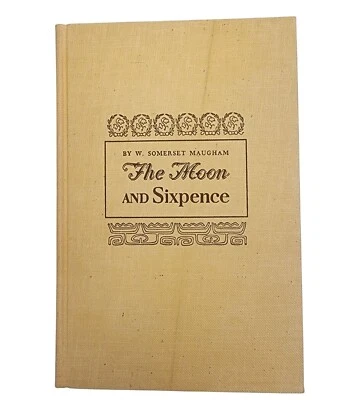 The Moon And Sixpence Hardcover Book By W. Somerset Maugham In Brown Slipcase Vi - Imagem 1 de 4
