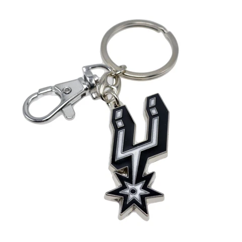 San Antonio Spurs Keychain Metal Heavyweight Team Logo Key Ring Cover