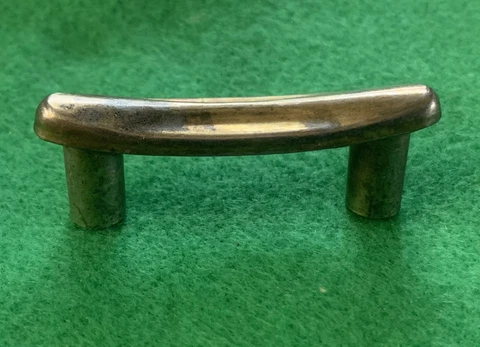 Asian Mid century modern MCM Cabinet Handle Knob drawer pull brass 1 1/2”center Cover