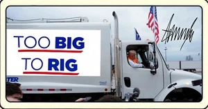 Donald Trump - Too Big To Rig Custom Trading Card By MPRINTS - Bild 1 von 1