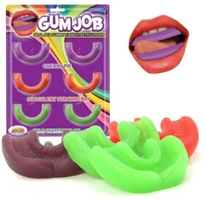 Gum Job 6pc Candy Teeth Protector Covers Oral Lube Fruit Flavor Enhancers Unisex - Picture 1 of 7