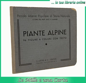 libro botanica fiori atlante popolare di storia naturale PIANTE ALPINE montagna - Imagen 1 de 5