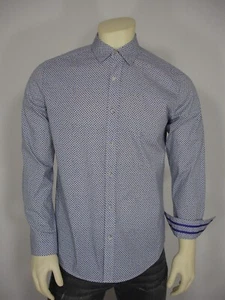 ROBERT GRAHAM MODERN AMERICANA TAILORED FIT LONG SLEEVE DRESS SHIRT MEN'S L - Picture 1 of 17