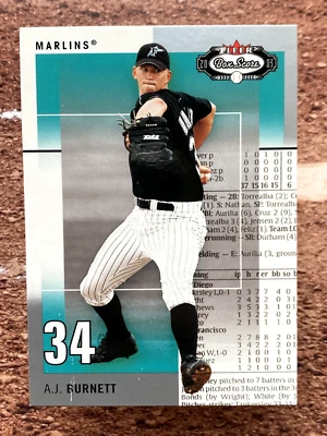 Fleer Box Score A.J. 2003 Burnett #27 Foto 1 de 2