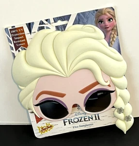 Disney Frozen II Elsa Sunglasses~UV Protection Lenses~Gem Accent~Sun-Staches~New - Picture 1 of 3