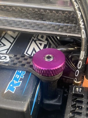 lipo Battery post thumb screws M3 yokomo kyosho tamiya radio control Rc 1/10 1/8 - Image 1 of 2