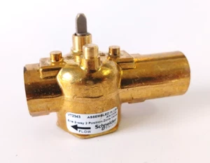 Schneider Electric 3/4" Control Zone Valve Body Erie 2 Way 2 Position VT2343 - Imagen 1 de 6