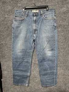 Levis 550 Relaxed Fit Jeans Mens Size 38x30 Blue Medium Wash Denim Zipper Fly - Picture 1 of 11