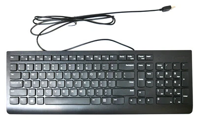 Lenovo Calliope 00XH587 Black USB Wired Desktop US Keyboard SD50L21375 - Image 1 of 4