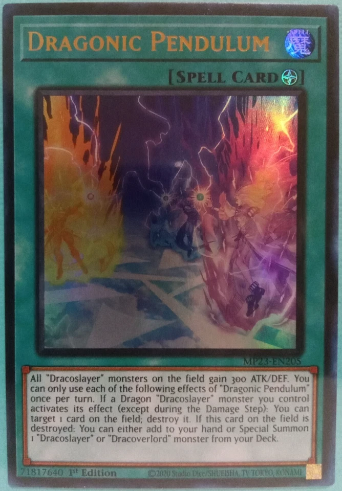 Dragonic Pendulum MP23-EN205 25th Anniversary Tin: Dueling Heroes Mega Pack 1st - Image 1 of 1